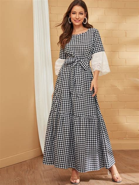 gingham dress online india
